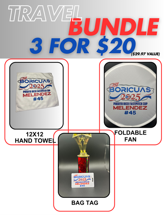 Boricuas Travel Bundle - 3 for $20 Deal!
