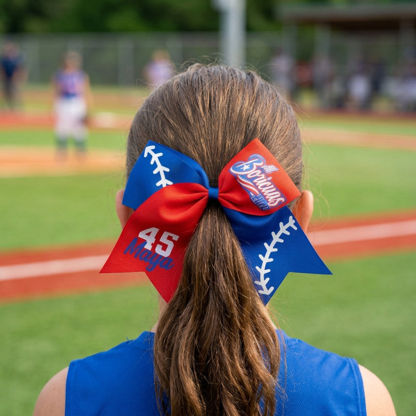 Personalized 2026 All Boricuas Team Hair Bow