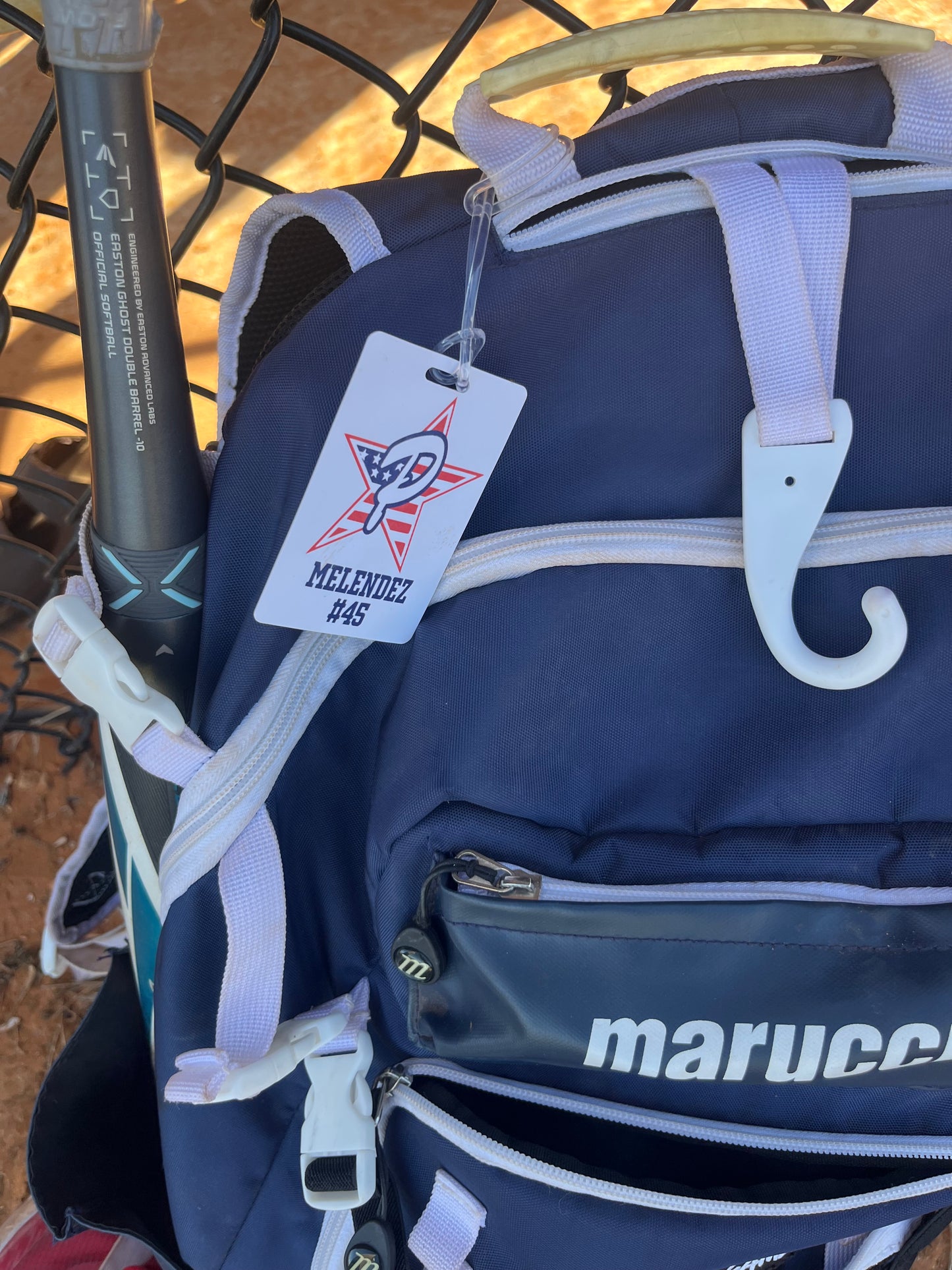 Bag Tag | Custom made Sport ID badge | Team Gear for Softball Baseball Football Lacrosse