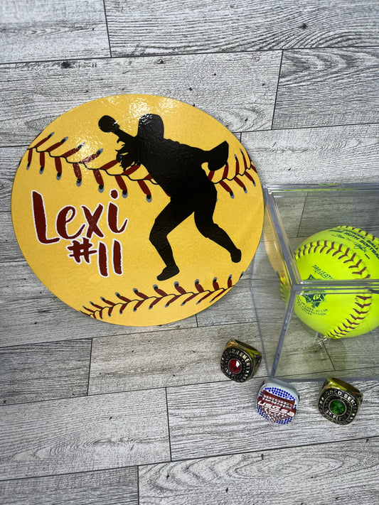 Sport Team Door Decoration | Hotel door decor | Personalized Softball Baseball Soccer | End of Season Team Gift | Coaches gift