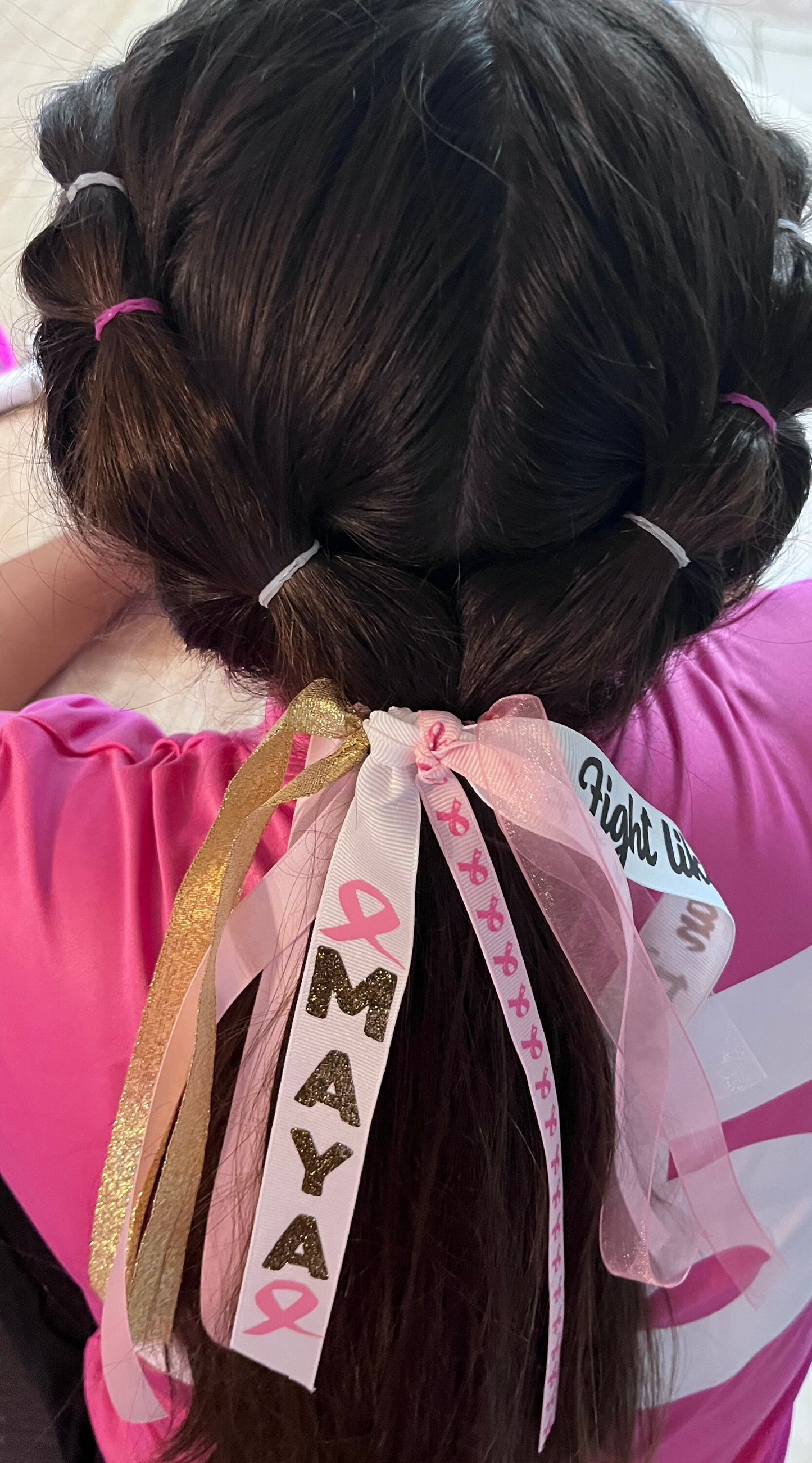 Ponytail Ribbons Hair Tie | Team Sports Ponytail | Sports Hair tie | Custom Sports Hair tie