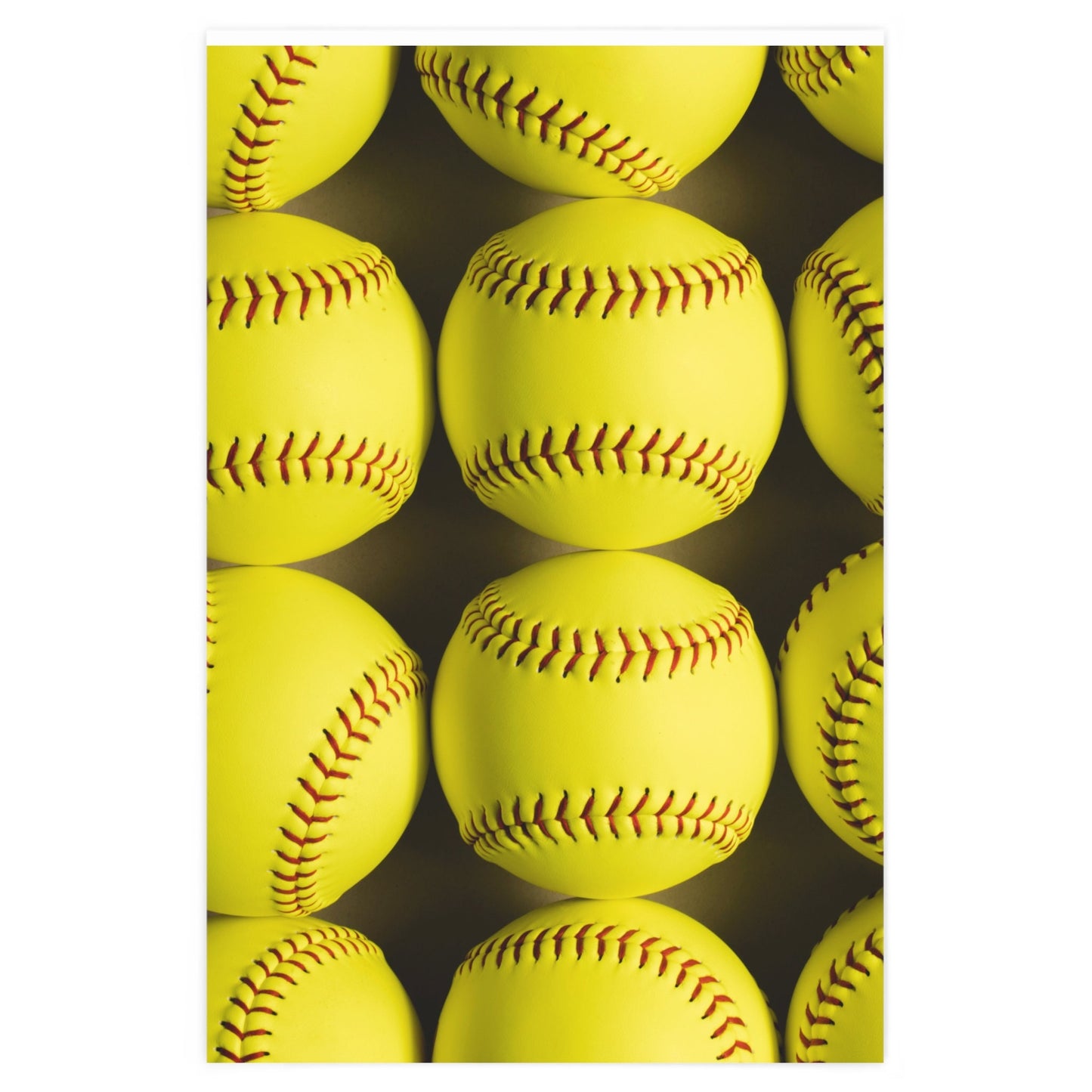 Softball Wrapping Paper | Gift for softball player | Christmas | End of season party gifts