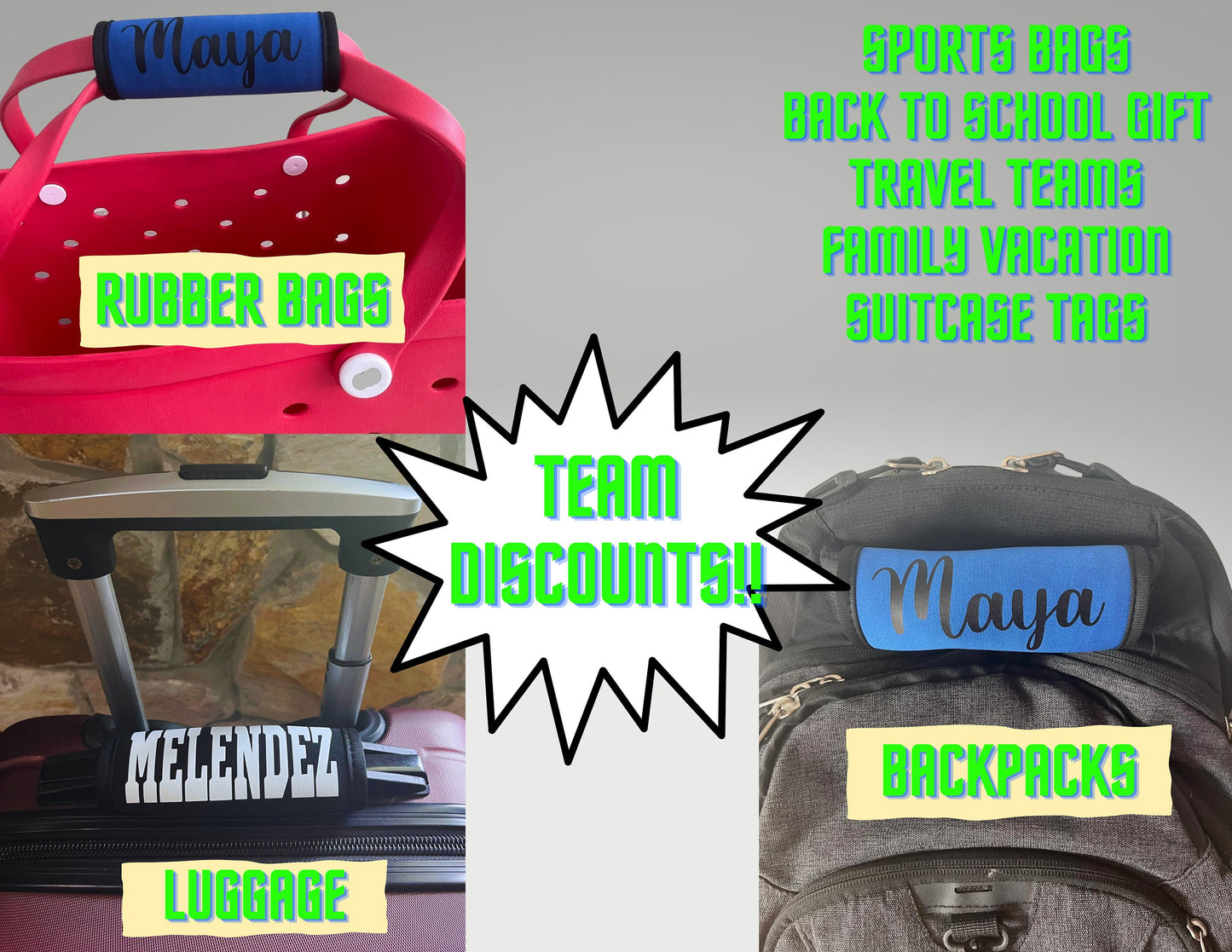 Bag handle wrap | Handle cover | Luggage strap | Sports bag handle | Baggage grip cover