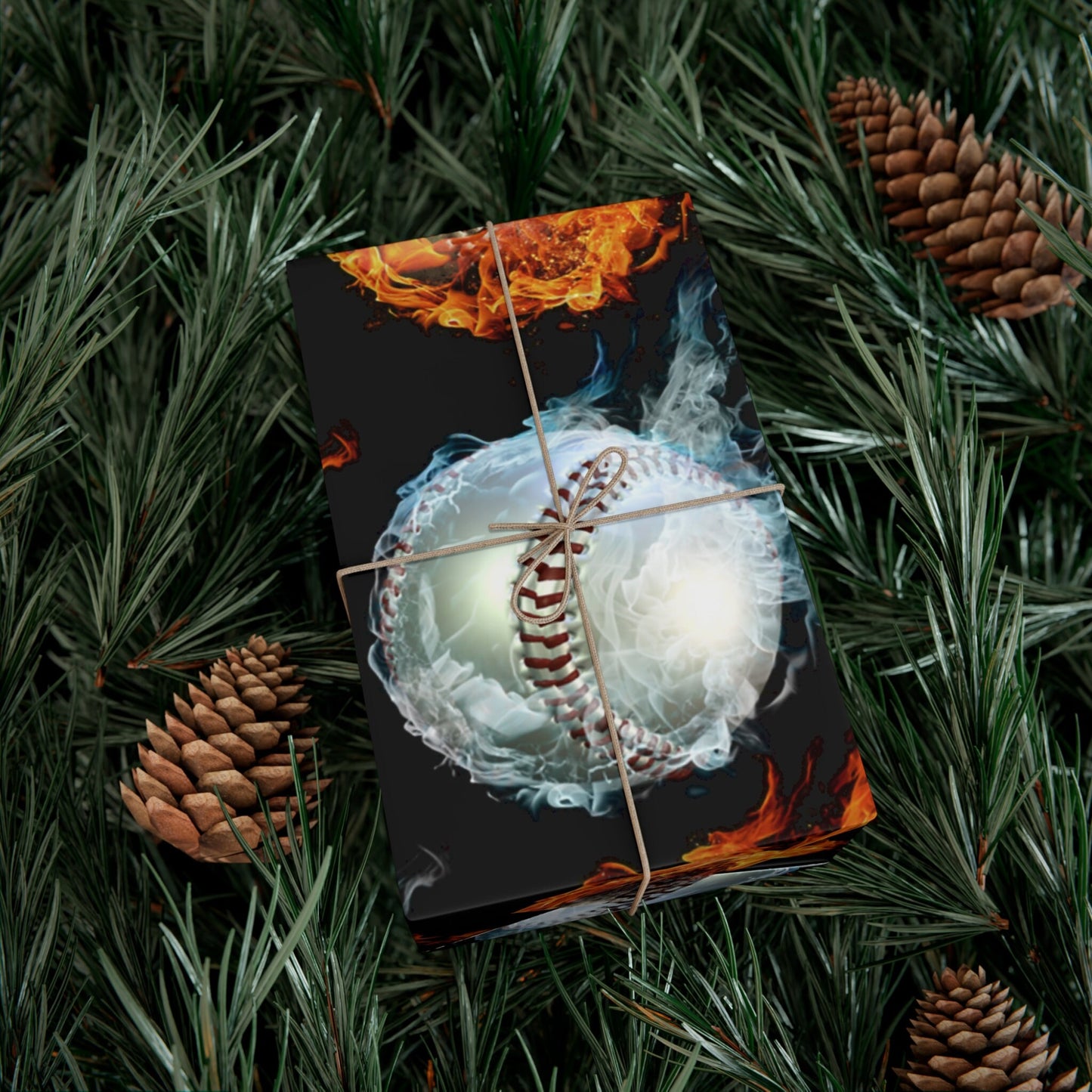 Baseball Gift Wrap Paper | Christmas gift sports wrapping paper | Gift for baseball player