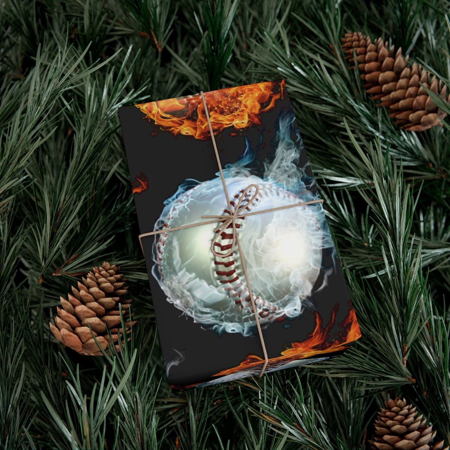 Baseball Gift Wrap Paper | Christmas gift sports wrapping paper | Gift for baseball player