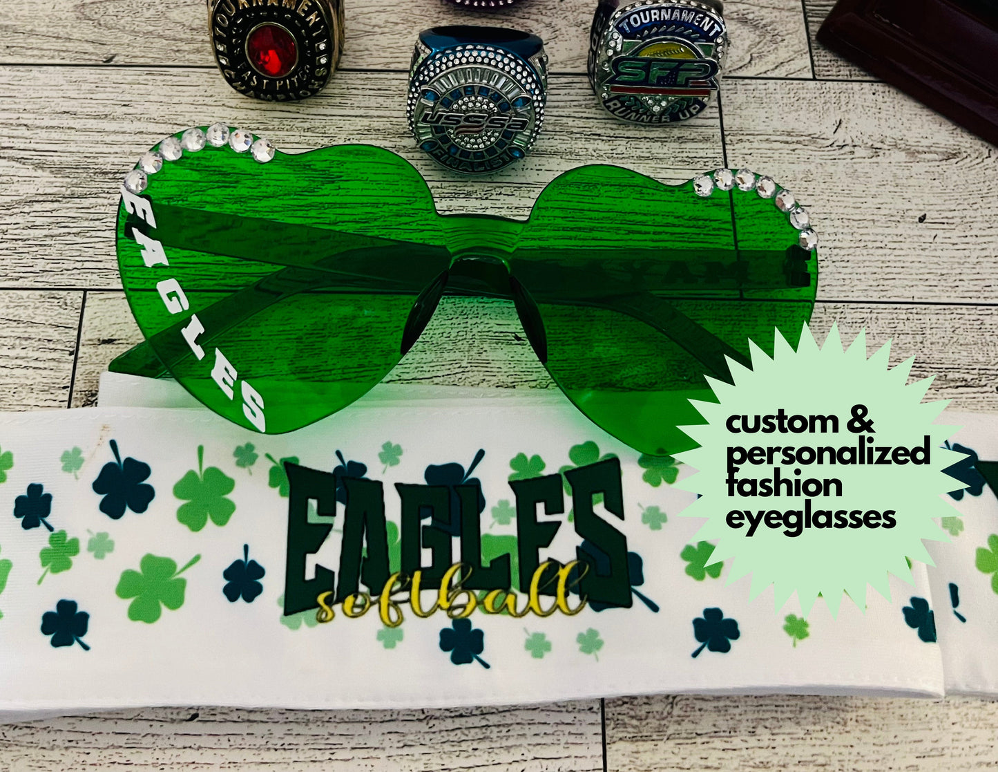 Sunglasses for Sports Teams | Personalized | Custom Fashion Sunglasses | Softball | Cheer | Gymnastics | Crew | Teens and pre-Teens | Bachelorette