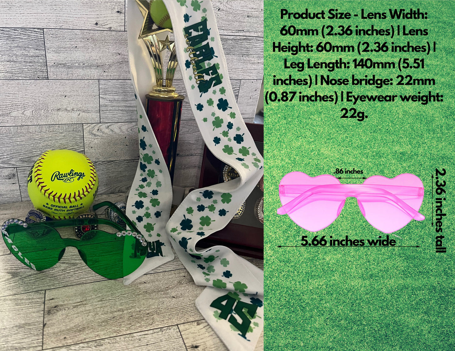 Sunglasses for Sports Teams | Personalized | Custom Fashion Sunglasses | Softball | Cheer | Gymnastics | Crew | Teens and pre-Teens | Bachelorette