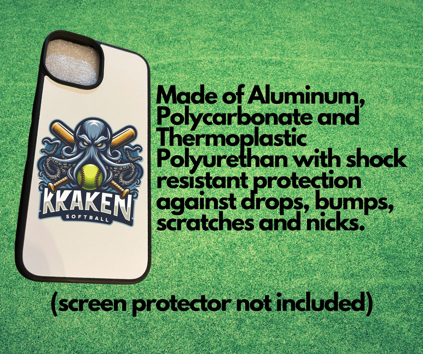 Phone Case | Personalized | Sublimated Shock Resistant Slim Covers | Baseball | Softball | Football | Soccer | Cheer | Gymnastics