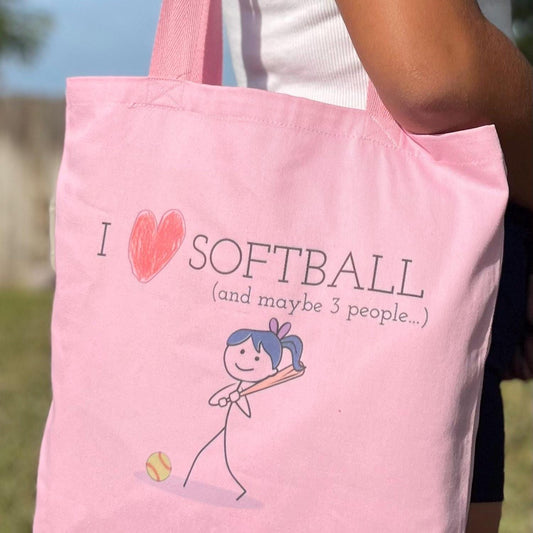 Antisocial Softball Mom Tote Bag | Funny Gift for Sports Moms | Gift for Her | Softball Baseball Mom | Mother's Day