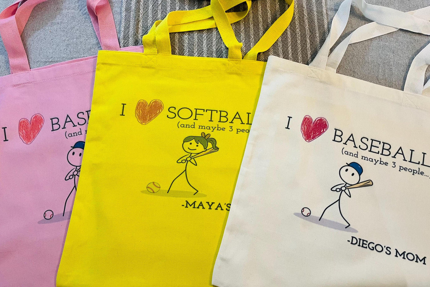 Antisocial Softball Mom Tote Bag | Funny Gift for Sports Moms | Gift for Her | Softball Baseball Mom | Mother's Day