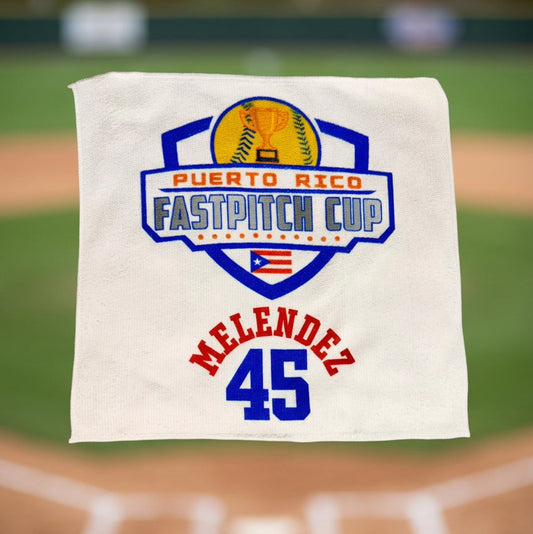 Personalized 2026 PR Fastpitch Cup Hand Towel