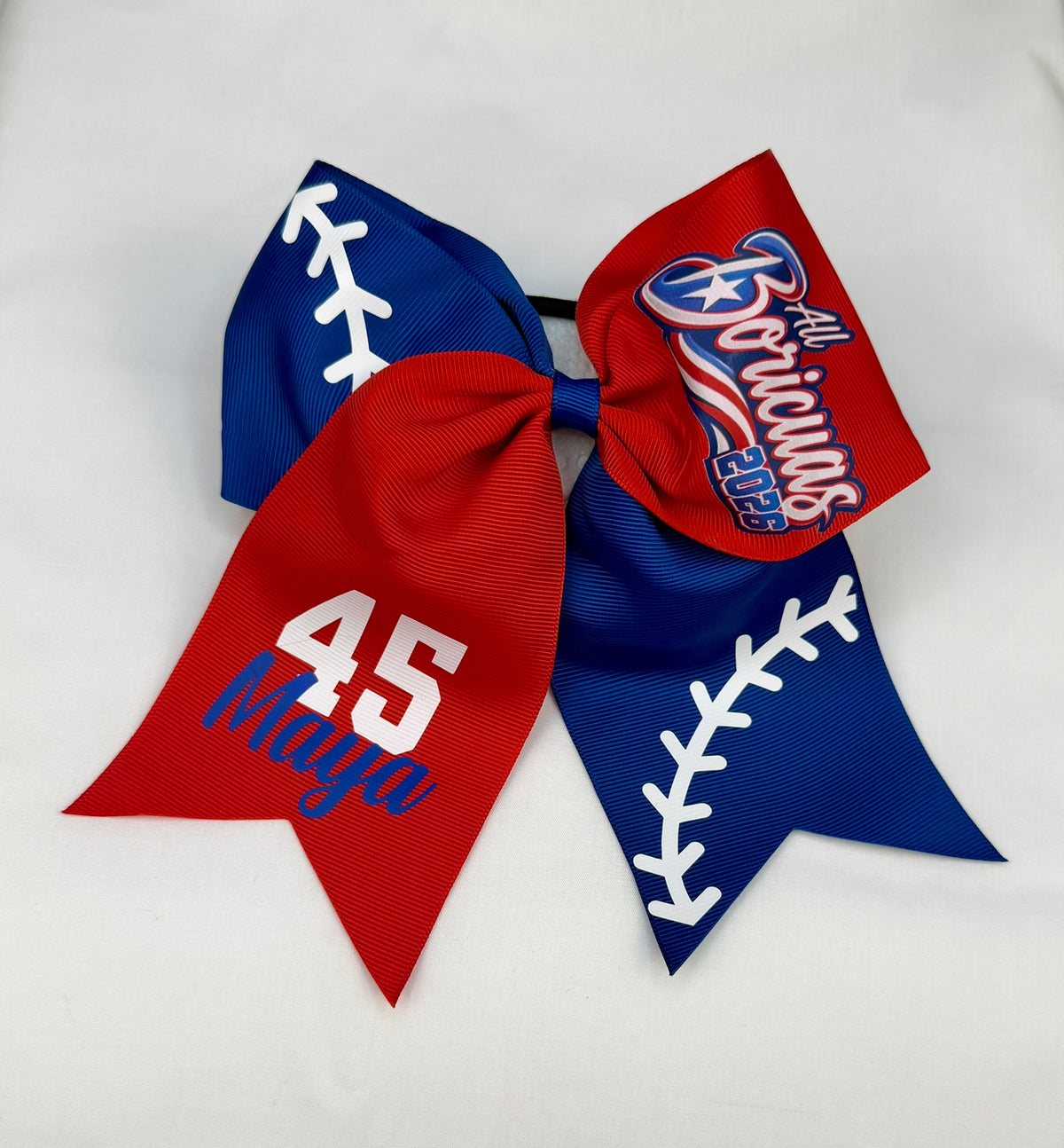 Personalized 2026 All Boricuas Team Hair Bow