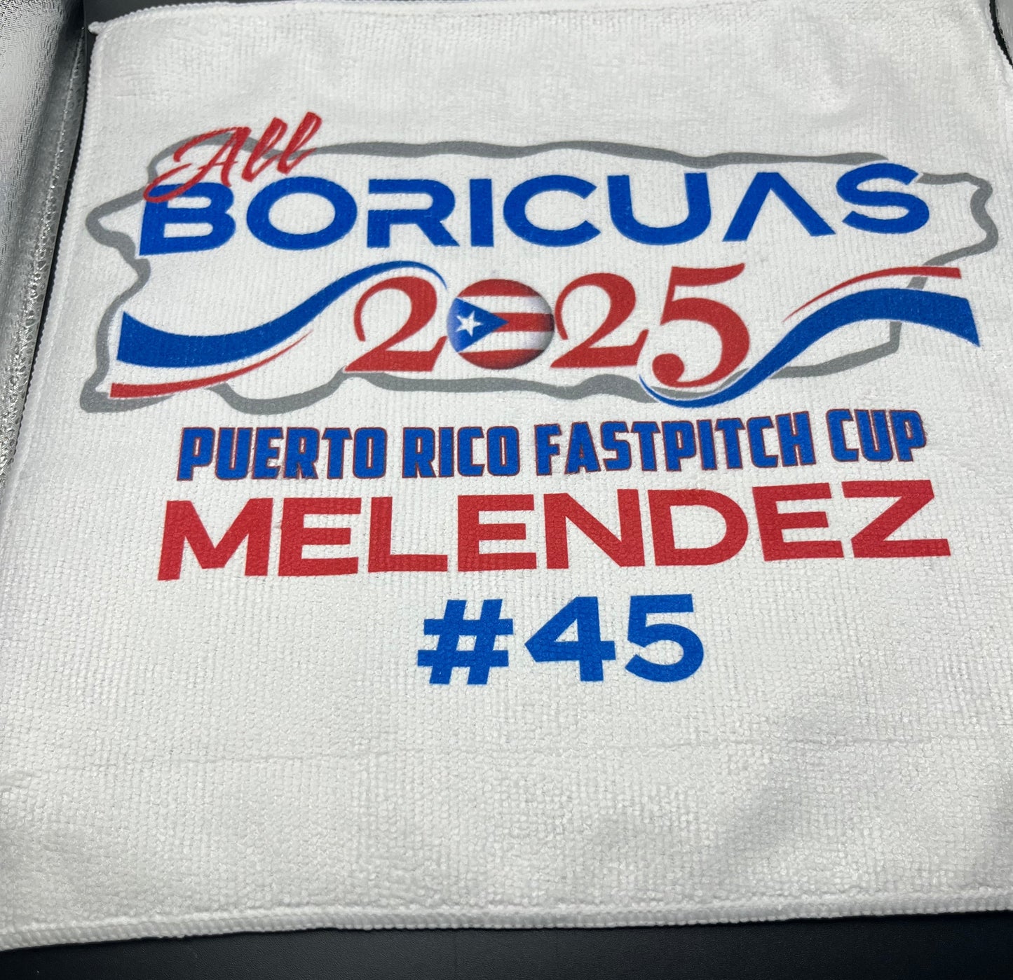 Personalized All Boricuas Hand Towel