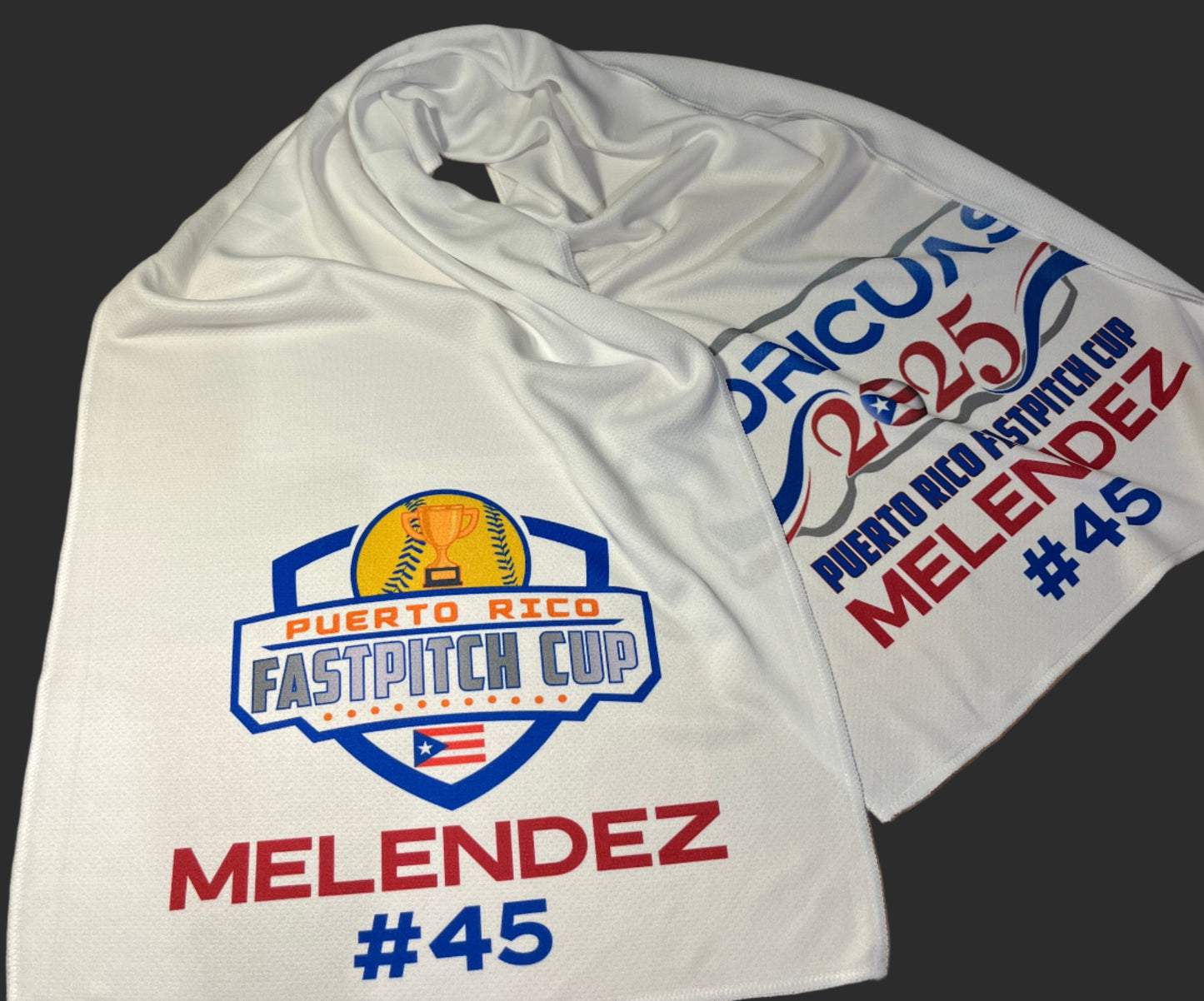 Personalized 2025 All Boricuas Cooling Towel