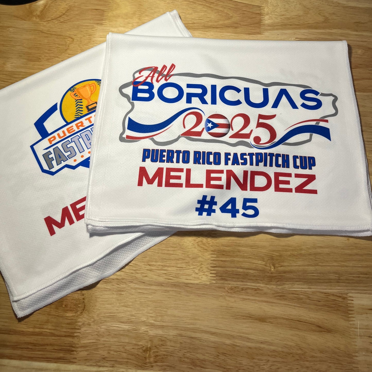 Personalized 2025 All Boricuas Cooling Towel