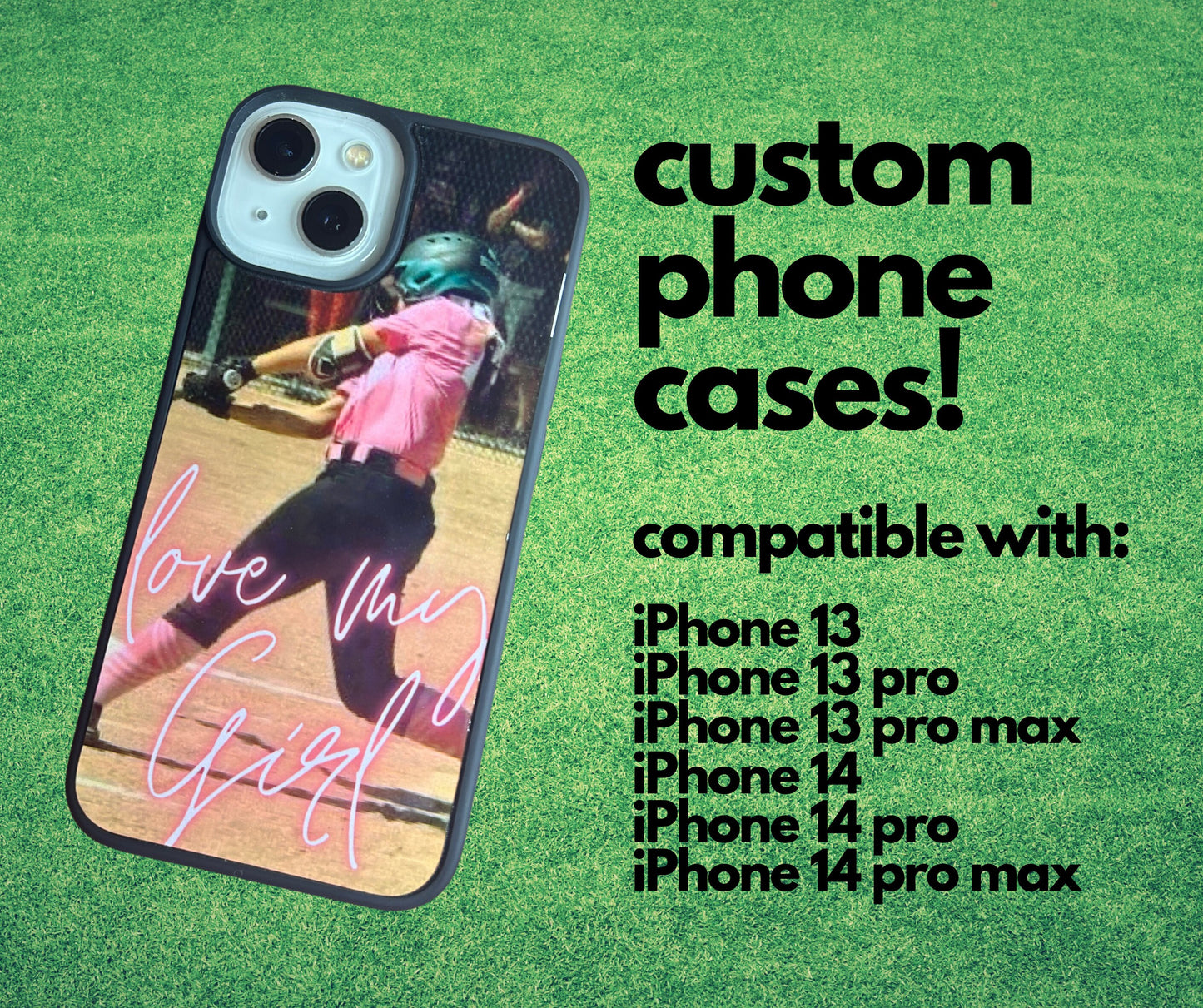 Phone Case | Personalized | Sublimated Shock Resistant Slim Covers | Baseball | Softball | Football | Soccer | Cheer | Gymnastics